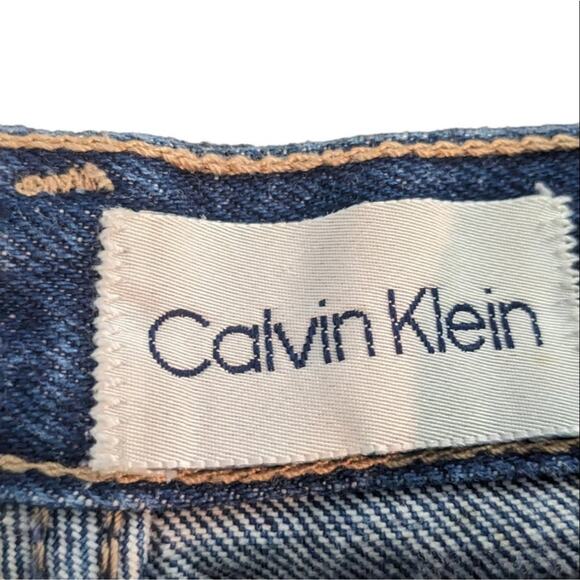 CLEARANCE Calvin Klein Vintage High Rise Dark Wash Ladies Jeans 10 - Picture 9 of 12